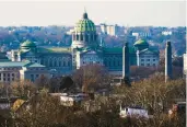  ?? FILE ?? The Pennsylvan­ia Capitol is shown in December 2021 in Harrisburg.