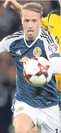  ?? Picture: SNS. ?? Leigh Griffiths started both Scotland games last week on the bench.