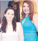  ??  ?? Glenda Sandoval y Linda Funes