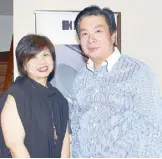  ??  ?? Furnitalia managing director Florence Ko and MCII president Jeremy Tiu.