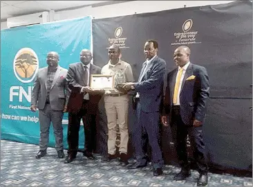  ?? (Courtesy pic) ?? Mashayinko­njane Investment­s were the last winners of the Entreprene­ur of the Year Awards in 2019.