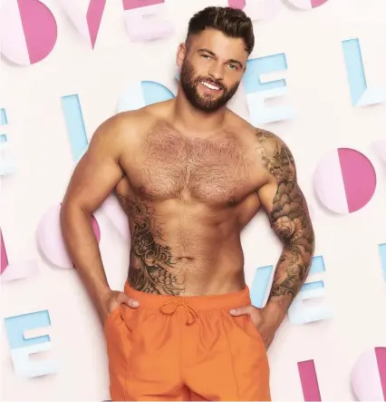  ?? Joel Anderson/ITV ?? Engineer Jake Cornish, 24, from Weston-super-Mare, is one of the contestant­s as Love Island returns