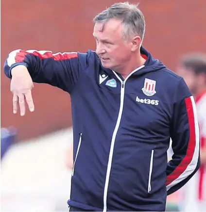  ??  ?? FINE FINISH:
Michael O’neill wants to end Stoke City’s home campaign with three points against Brentford.