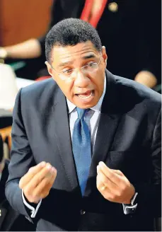  ??  ?? Prime Minister Andrew Holness