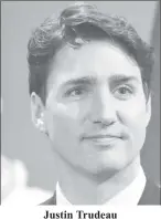  ??  ?? Justin Trudeau