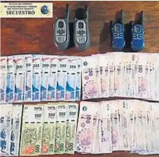  ?? (POLICÍA) ?? De todo. Se hallaron 200 mil pesos e inhibidore­s.