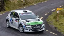  ?? ?? Ioan Lloyd won again in the Stellantis Cup in Rally4