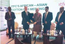  ??  ?? ITFC cohosted the B2B Meeting along with the Bangladesh Textile Mill Associatio­n and Bangladesh Cotton Associatio­n.