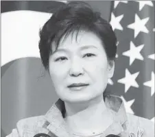  ??  ?? Park Geun-hye