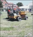  ??  ?? HEADING INTO THE 21ST CENTURY Work at Hayling Island Bowls Club