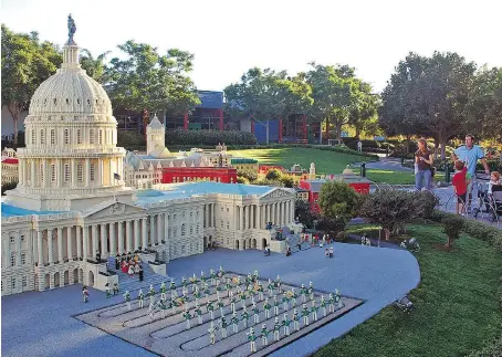  ?? CHRISTOPHE­R REYNOLDS/ LOS ANGELES TIMES ?? Legoland, in Carlsbad, Calif., is a theme park for all ages, particular­ly for those 10 and under.