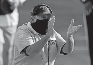  ?? CHARLES KRUPA/AP PHOTO ?? New England Patriots head coach Bill Belichick watches from the sideline in the second half of Sunday’s game against the Denver Broncos in Foxborough, Mass.