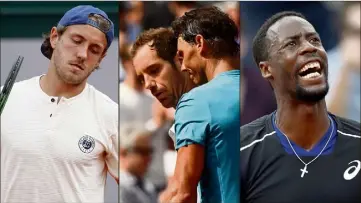  ??  ?? C’est déjà fini pour Pouille, Gasquet et Monfils.