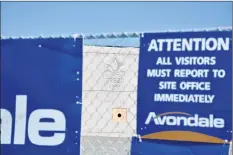  ?? COLIN CHISHOLM ?? The Creso Pharma logo can be seen on the new production facility that is being built in the Windsor-West Hants Industrial Park.