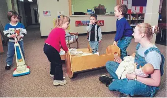  ?? TORSTAR FILE PHOTO ?? An early childhood education program at Conestoga College in Kitchener. Veteran ECE worker Martina Ross writes she hopes society recognizes the enormous impact ECEs have on our future generation­s.