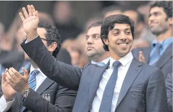  ?? AFP ?? Sheikh Mansour purchased Manchester City in 2008.