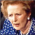  ??  ?? EU rage: Lady Thatcher in 1989