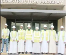  ??  ?? A delegation of Kuwait University’s Sharia and Islamic Studies College visited the new building of the college in Shadadiya University City. The delegation included Dean of the College Professor Fahd Al-Rashidi, Assistant Dean for Research and Training...