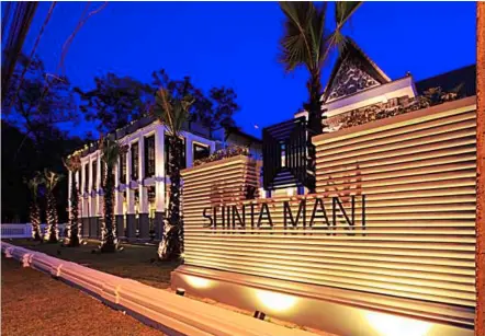  ??  ?? Palatial: the lavish and classy Shinta Mani Club in Siem reap has all the creature comforts you desire.