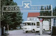  ?? Foto: Bernhard Mahler ?? Lang, lang ist’s her, dass ein Lieferfahr­zeug die Goldix-Werke an der Franz-BoeckerStr­aße verlassen hat.