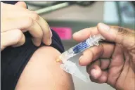  ?? Erik Trautmann / Hearst Connecticu­t Media ?? Vaccine-injured children advocates say proponents of getting shots don’t have all the facts.