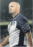  ??  ?? Scotland head coach Gregor Townsend.