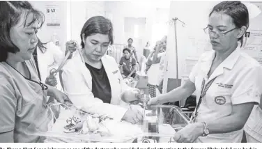  ?? (Photo by: Rodrigo de Guzman/vc PIO) ?? Dr. Kharen Abat-senen is known as one of the doctors who provided medical attention to the famous "Baby Jade" case back in 2016.