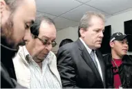  ?? COLPRENSA ?? Eduardo Zambrano (I) y Federico Gaviria (D) fueron capturados por presunto caso de corrupción