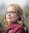  ?? Joshua Roberts/Getty Images ?? Former U.S. Rep. Gabby Giffords, shown in 2019, joined her former TIRR care team on Tuesday.