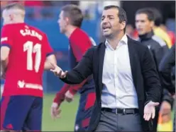  ??  ?? ENÉRGICO. Martínez, en un partido de Osasuna esta temporada.