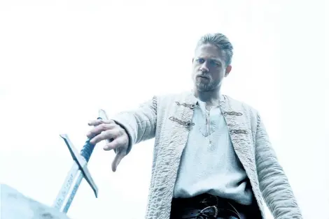  ?? SUPPLIED PHOTO ?? Charlie Hunnam stars as King Arthur in Guy Ritchie’s latest film, King Arthur: Legend of the Sword.