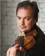  ??  ?? Violin virtuoso Sergej Krylov plays with the MPO this weekend.