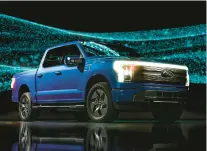  ?? ?? The Ford F-150 Lightning is an F-150 that simply happens to be electric.