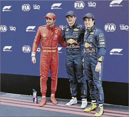  ?? FOTO: EFE ?? Verstappen logró la pole del GP de Australia cuando los Ferrari a priori eran los favoritos visto lo visto en los libres