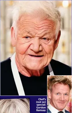  ??  ?? Chef’s (not so) special: Gordon Ramsay