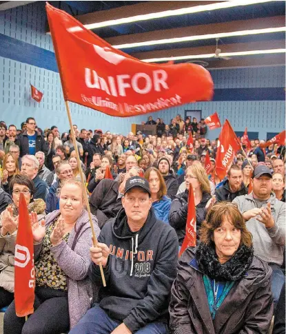  ?? CARLOS OSORIO/REUTERS ?? La planta canadiense de Oshawa emplea a unas 3 mil personas.