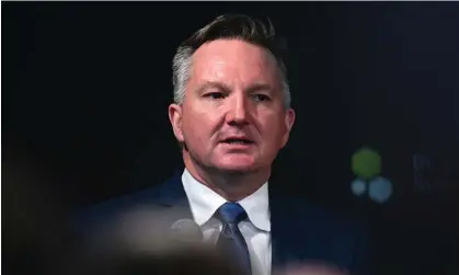  ?? Photograph: Dan Himbrechts/AAP ?? The climate change and energy minister Chris Bowen has released a draft bill outlining a new framework for carbon credits generated by the so-called safeguard mechanism.