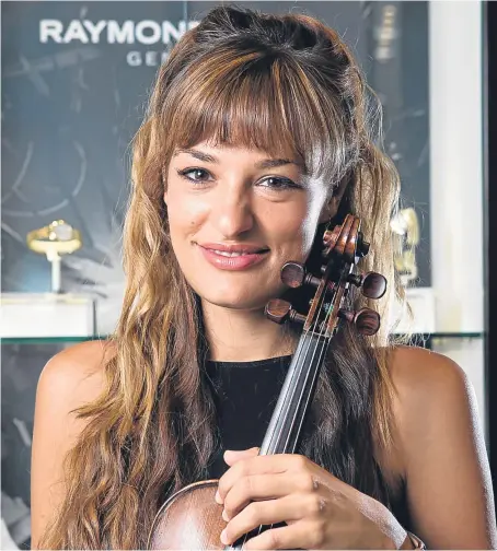  ??  ?? Nicola Benedetti will be opening the Perth Festival of the Arts on May 15.