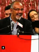  ??  ?? 1. Te Ururoa Flavell. 2. As a toddler with his parents, Jim and Mīria Flavell. 3. As a teenager with good friend Ani Rautangata. 4. In Rotorua on election day 2014.