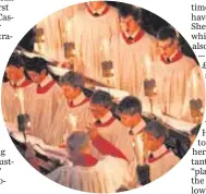  ??  ?? Broadcasti­ng the Christmas Eve carols from King’s College is a BBC tradition