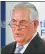  ??  ?? Rex Tillerson, US secretary of state