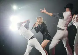  ??  ?? Taylor Swift has always known how to make a 30,000-seat arena feel intimate.