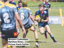  ?? Picture: Kevin Farmer ?? Western Clydesdale­s’ Matthew Drews.