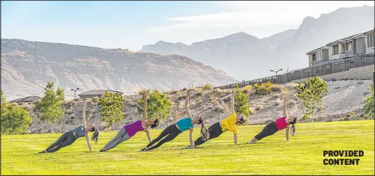  ?? Summerlin ?? For residents of Summerlin, there are many opportunit­ies to stay active, thanks to the community’s abundant recreation­al amenities. The community also hosts fitness events year-round.