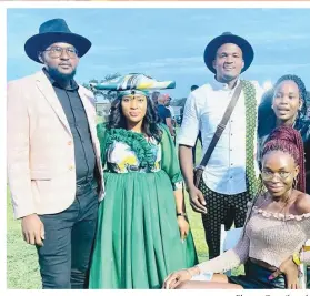  ?? Photos: Contribute­d ?? Fiesta… Festivalgo­ers at the Herero-Mbanderu Cultural Festival at Kopong, Botswana.