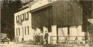  ?? Foto: industrie.lu ?? Das Restaurant blickt auf eine lange Geschichte zurück. Dieses Foto stammt aus dem Jahr 1928.
