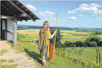  ?? FOTO: PR ?? Klaus Haller sucht nach Interessie­rten, die in die Kelten- Rolle schlüpfen wollen.