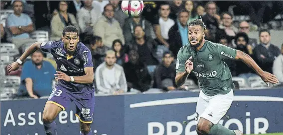  ?? FOTO: EFE ?? Jean-Clair Todibo (19 años) es una de las joyas del fútbol francés y una pieza muy codiciada en el mercado al expirar su contrato con el Toulouse el próximo 30 de junio