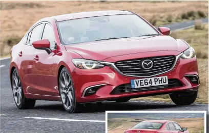  ??  ?? The 2015 Mazda 6 has great styling