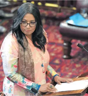  ??  ?? Mehreen Faruqi to become first Australian female Muslim senator.